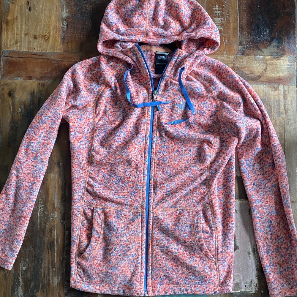 The north face fleece with hood